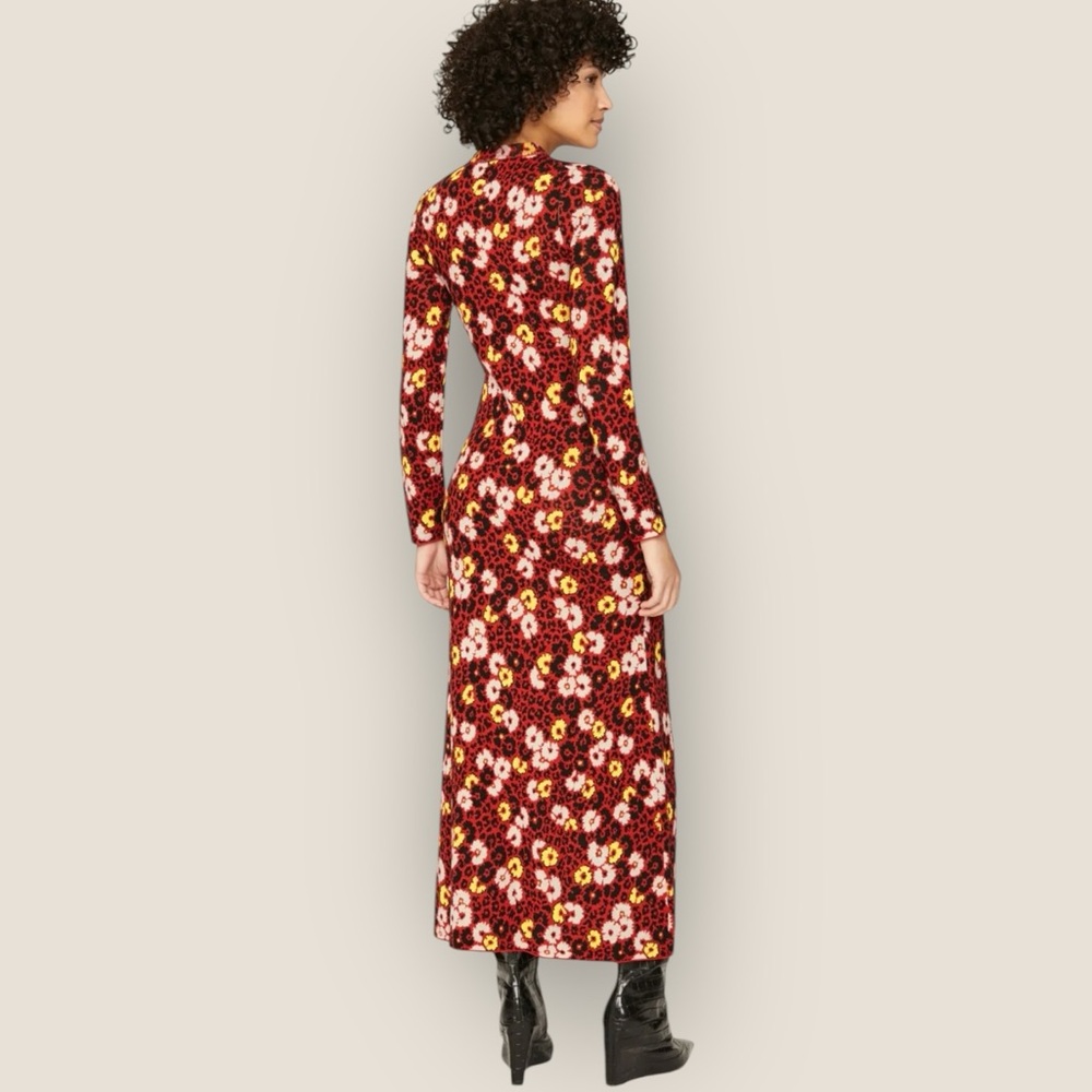 The Kooples Red Floral Maxi Dress - Picture 3 of 7